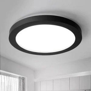 CATA 18W Yuvarlak Sıva Üstü Led Panel 6500K SİYAH Kasa Beyaz Işık IP20