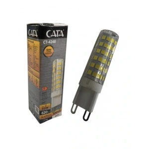 CATA 220v 7w G9 Kapsül Ampul BEYAZ Işık 6400k Geniş Açı (Mısır Dizgi İğne Ayaklı Avize Ampulü 220 Volt 7 Watt)