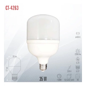 CATA 35W E-27 Torch Led Ampul Bulb 6500K Beyaz Işık