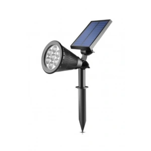 CATA 7W BEYAZ Solar Bahçe Armatürü Çim Kazıklı (Güneş Enerji Şarjlı)