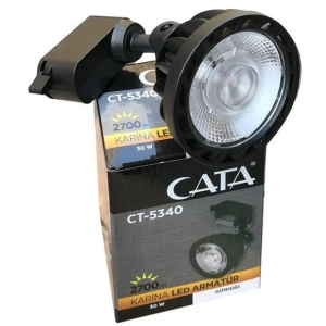 CATA KARİNA 33W RAY SPOT SİYAH 3000K  GÜNIŞIĞI