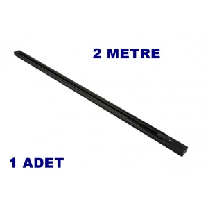 CATA 2mt SİYAH Monofaze Spot Rayı Alüminyum SİYAH 2metre