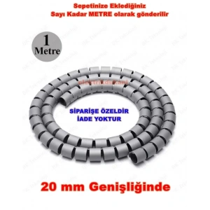 ÇETSAN 20Q KABLO TOPLAMA SPİRALİ GRİ