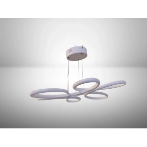 DMR Lotus Çiçek Sarkıt Led Avize BEYAZ Kasa Üç Renk 6500k/4000k/3000k (Beyaz/ Ilık Beyaz/Sarı (Günışığı)