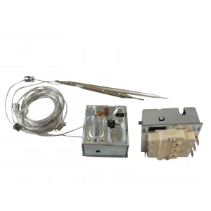 EGO Çift Problu Sanayi Tip Trifaze 60-180 Derece Gazlı Fritöz Termostat ( İki Uclu 6 Ayaklı 3 Kontaklı)