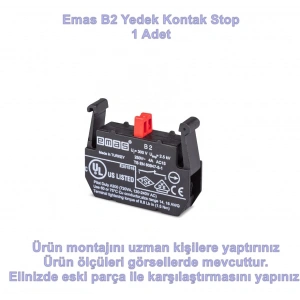 EMAS B2 Kontak Blok Stop Yedek Kontak