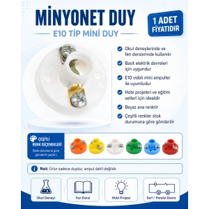 ENDER E-10 Minyonet Mini Deney Duy