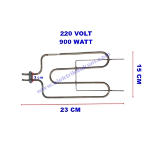 ENDER Flanşlı Izgara Rezistansı 900w 220v 6.5 ? Cr-Ni