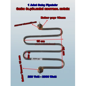 ENDER M Model 2000w Semaver Çaymatik Çay Kazanı Rezistansı 220V 8.5 ? Cr-Ni