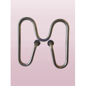 ENDER 1250w Semaver Çaymatik Çay Kazanı Rezistansı Kıvrık Kare Tip 220v ? 8.5 Cr-Ni Krom (1250 Watt 220 Volt)