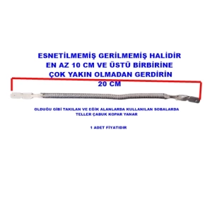 ENDER Soba Rezistansı Kısa 500W 220V (Cam Rezistans Teli PİYASA)