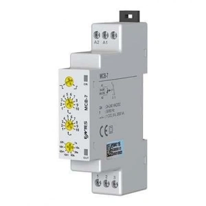 ENTES MCB-7 Yassı Tip Çift Zaman Ayarlı Role