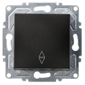 GÜNSAN EQONA SİYAH VAVİEN DÜĞME MEKANİZMA