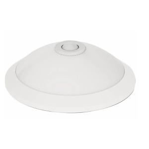 HOROZ Beyaz E-27x2 Duylu Sensörlü Tavan Glop (Plastik Kasa)