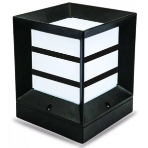 HOROZ PRİZMA-2 KARE KÜP IZGARALI ARMATÜR SİYAH