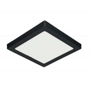 HOROZ Selena 24W Kare Led Armatür Plastik SİYAH 7000k IP20 218x218mm
