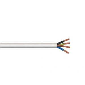 HÜNKA 4x0.75mm TTR Elektrik Kablosu BEYAZ (Çok Telli Esnek Kablo)