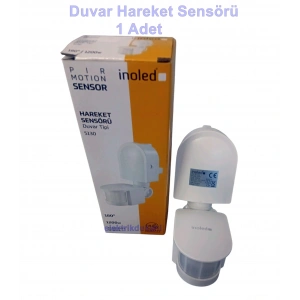 İNOLED Sıva Üstü Hareket Sensörü 180 Derece Görüş Açılı 1200W 12 Mt Algılama Mesafesi