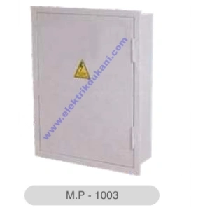 MERT 1003 Sıva Altı 3 Monofaze Sayaçlı Sac Pano S. A.