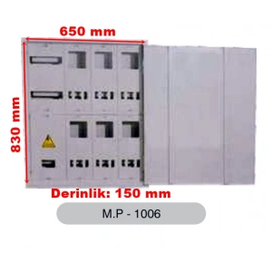 MERT 1006 S.A. 6 MONOFAZE T.M.Ş Lİ PANO