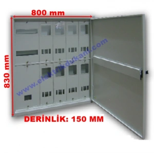 MERT 1008 S.A. 8 MONOFAZE T.M.Ş Lİ PANO