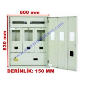 MERT 1703 S.A. 3 TRİFAZE SAYAÇLI PANO