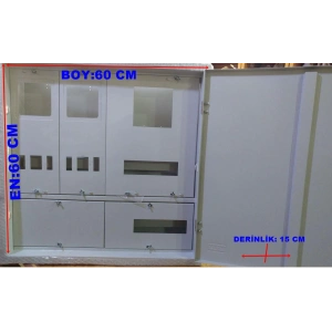 MERT 1751 S.A. 2 MONOFAZE 1 TRİFAZE SAYAÇLI PANO