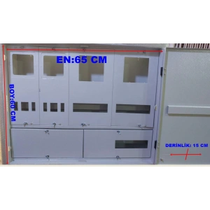 MERT 1752 S.A. 2 MONOFAZE 2 TRİFAZE SAYAÇLI PANO