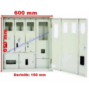 MERT 1753 S.A. 3 MONOFAZE 1 TRİFAZE SAYAÇLI PANO