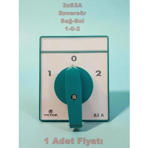 METOP 3X63A ÜÇ FAZLI ENVERSÖR SAĞ-SOL (1-0-2)