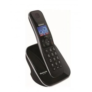 MULTİTEK Telsiz Telefon Ultra İnce Renkli Ekranlı Arayan Numarayı Gösteren Dect Telefon SİYAH