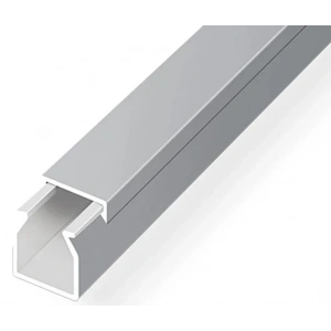 MUTLUSAN 16x16 GÜMÜŞ Yapışkanlı Kablo Kanalı Sidem A.B.S.