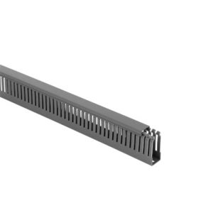 MUTLUSAN 25x60 Delikli Kablo Kanalı Gri 2Mt Pano Kanalı