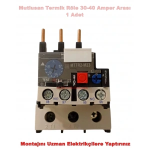 MUTLUSAN 30~40A Termik Röle (40 Amper Motor Koruma Termiği)