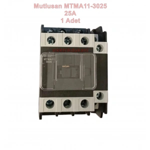 MUTLUSAN 3P 25A 11KW AC Kontaktör 220v 1NO+1NC (25 Amper 220 Volt 1 Açık 1 Kapalı Kontak Trifaze Kontaktör)