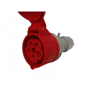 MUTLUSAN 5x16A CEE Norm Trifaze Seyyar Uzatma Prizi 3P+T IP44 (MUT-102 380v Volt Trifaze Sanayi Tip Dişi Fiş)