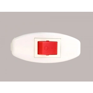 MUTLUSAN Plastik Arapuar Anahtar Kırmızı/Beyaz (Tik Tak Anahtar)