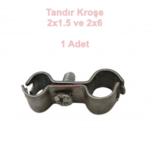 MUTLUSAN Tandır Kroşe No:1 Antigron Çelik Tel Kroşesi (2x1.5-2x6)