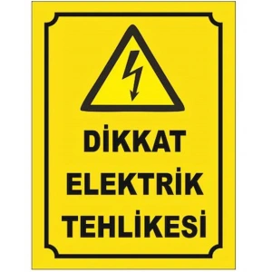 Alüminyum Büyük Ölüm Tehlikesi Levhası 200mmx140mm (Metal)