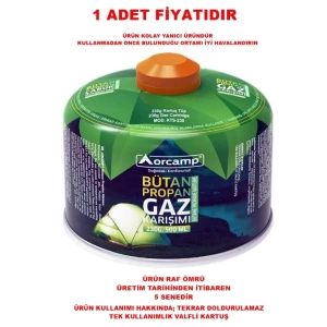 ORCAMP Yedek Ocak Tüp Gaz Kartuşu 230gr (kts-230)