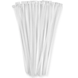 PEMSAN Klips Kablo Bağı 3,6x300 BEYAZ (100 Adet) Kablo Cırtı