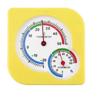 POWERMASTER Duvar ve Masa Tipi Sıcaklık Ve Nem Ölçer Mekanik İbreli Termometre