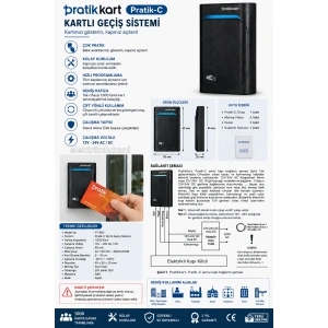 PRATİK C SERİSİ  KART GEÇİŞ SİSTEMİ