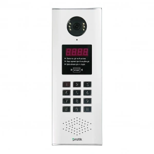 PRATİKPLUS  Görüntülü Dijital Tuşlu Zil Paneli Şifre ve Temassız Kartlı Kapı Açtırma