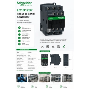 SCHNEİDER 5,5 KW 24V AC KONTAKTÖR