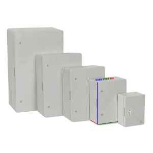 TONGÜN 330x250x140mm Taban Saclı ABS Plastik Pano (Boş)