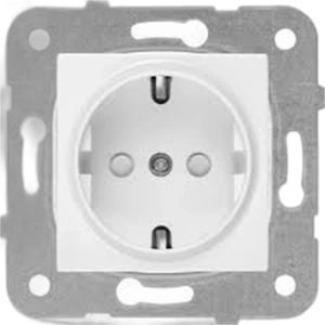 VİKO KREM KARRE MERIDIAN TOPRAKLI PRİZ