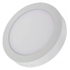 VOLTEK 18w Yuvarlak Sıva Üstü Led Panel GÜNIŞIĞI Beyaz Kasa 3000K