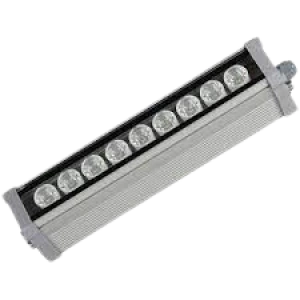 YCL WALLWASHER 9X1W 9W 30CM KIRMIZI