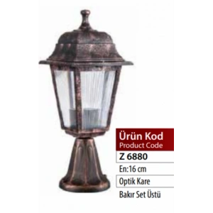 ZERPA KARE SET ÜSTÜ ARMATÜR BAKIR ESKİTME